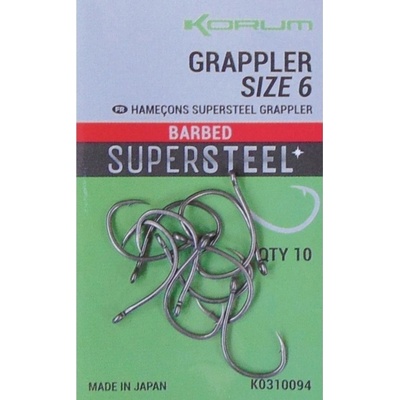 KORUM GRAPPLER vel.6 10 ks
