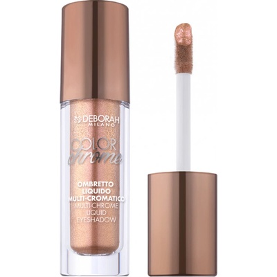 Deborah Milano tekutý oční stín Color Chrome, 03 Copper Deluxe 4,9 g