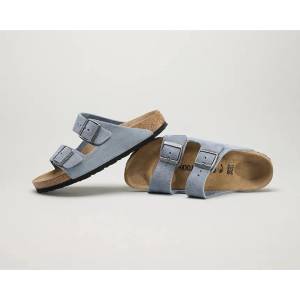 Birkenstock чехли от велур Arizona Suede Leather (1032735)