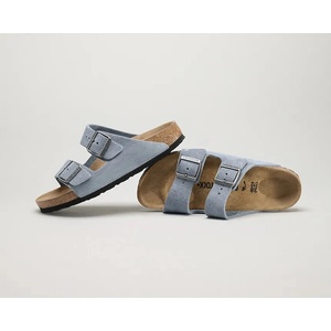 Birkenstock чехли от велур Arizona Suede Leather