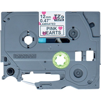 Brother TZe-MPPH31 tape black/heart pattern 12mm/4m (TZEMPPH31)