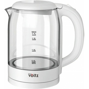 Voltz Електрическа кана Oliver Voltz OV51230X, вместимост 1.7 литра, 2200W, бяла (OV51230X - white) Електрически кани