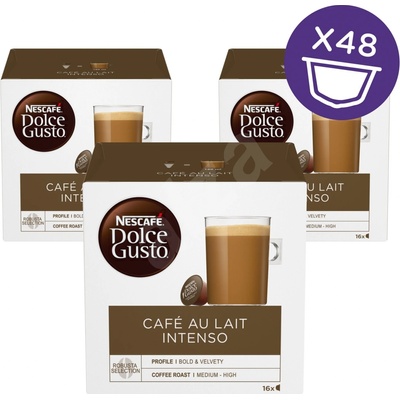 Nescafé Dolce Gusto Café Au Lait Intenso 48 ks – Hledejceny.cz