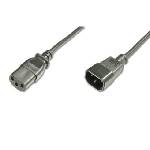 ASSMANN Захранващ кабел Assmann AK-440201-018-S, от IEC C14(м) към IEC C13(ж), 1.8m, черен (AK-440201-018-S)
