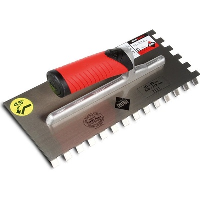 Oceľové hladidlo RUBIFLEX 45°, zubaté 10x10 mm