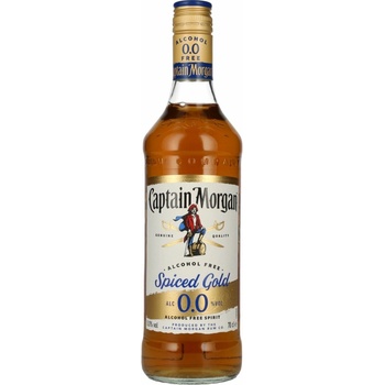 CAPTAIN MORGAN NEALKOHOLICKÝ RUM 0.0% 0,7 l (čistá fľaša)