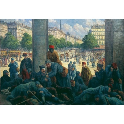 Grafika Gare de l'Est 1917 1000 dílků