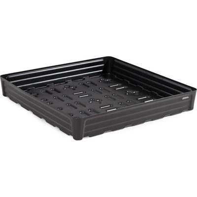 DENIOS Záchytná vaňa pre malé nádoby, z polyetylénu (PE), záchytný objem 180 l, 1170 x 1170 x 180 mm