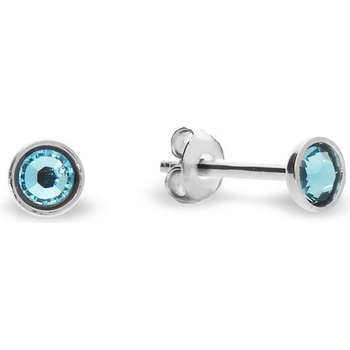 Spark tyrkysové se Swarovski Elements Pinpoint Studs K2038SS10LTU Light Turquoise