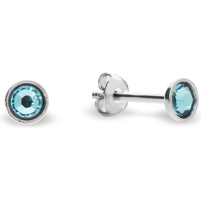 Spark tyrkysové se Swarovski Elements Pinpoint Studs K2038SS10LTU Light Turquoise