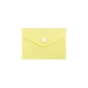 Biurfol Plastic snap folder A7 yellow Biurfol (TKP-A7-03)
