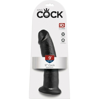King Cock dildo s přísavkou realistický tvar černá