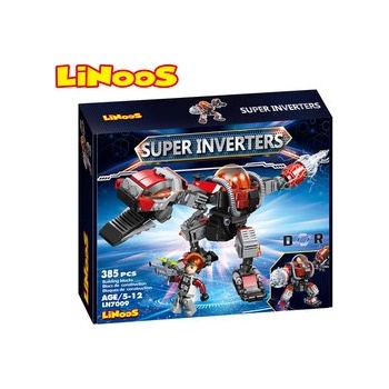 LiNooS robot/dinosaurus s postavičkou 385 ks