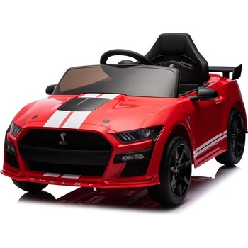 ROLLZONE Ford Mustang GT500 12V - Детска акумулаторна кола, Червена, EVA гуми (CH9969B-червено)