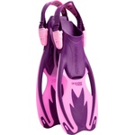 CRESSI Rocks Kid Snorkeling Fins for Children - Adjustable Fins - Quick Putting On, Adjustable Foot Area - Diving Fins & Swimming Fins Children - Pink - L/X (34/38) - USF020304P (USF020304P)