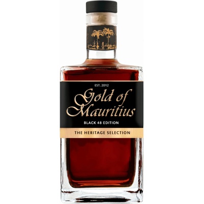 Gold of Mauritius Black 48 Edition 48% 0,7 l (čistá fľaša)