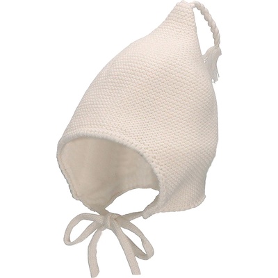 Sterntaler Плетена бебешка шапка Sterntaler - От органичен памук, 47 cm, 9-12 м, бяла (4702242-908)