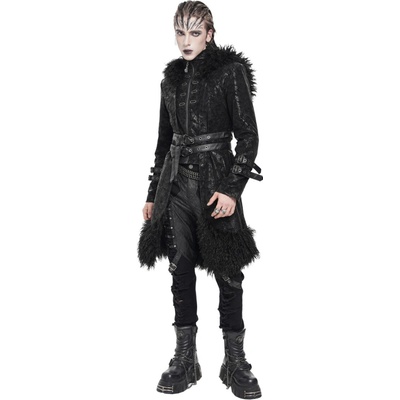 Devil Fashion kabát Punk Čierna