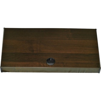 cF LED blue akvarijní kryt hliníkový biely 2 x 13 W 60 x 30 cm