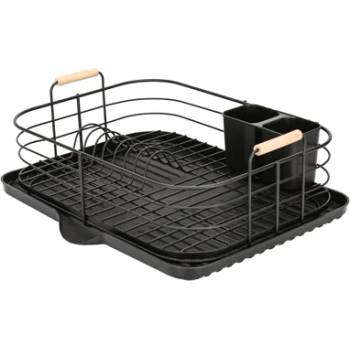 Horecano HOME-MATT BLACK-Сушилник за съдове 1ет 46.5x36xh17cm (23261-001) (0185123)