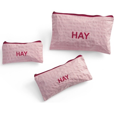 Hay kosmetická taška Candy Mono Wash Bag Flat růžová barva 3 ks