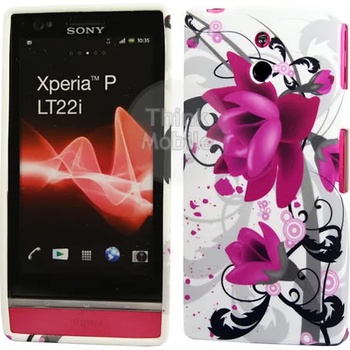Image 1 of Sony Xperia_P LT22i Flora V5 Силиконов Калъф + Протектор