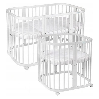 Waldin Drevená postieľkaBaby Grow 77 x 77 cm biela