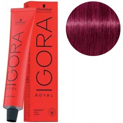 Schwarzkopf Igora Royal barva na vlasy extra světlá blond fialovo červená 9-98 60 ml