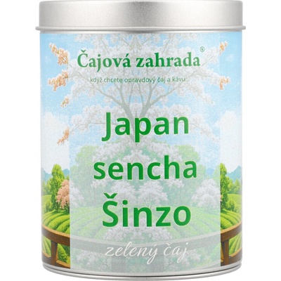 Čajová zahrada Japan sencha Šinzó v dóze zelený čaj 100 g