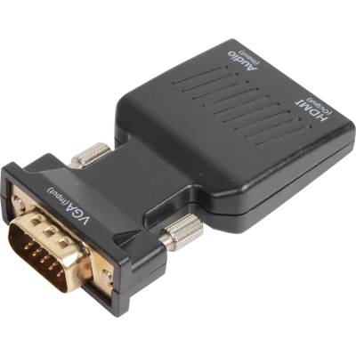 VCOM VGA към HDMI преходник - VCom VGA M to HDMI F Converter (CA337A)