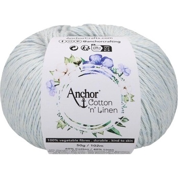 Anchor Cotton 'n' Linen 00029 Powder Плетене на една кука прежда (4680004-00029)