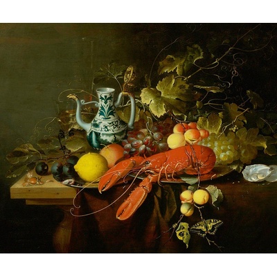 Humr na cínovém talíři 50x60cm - Laurens Craen