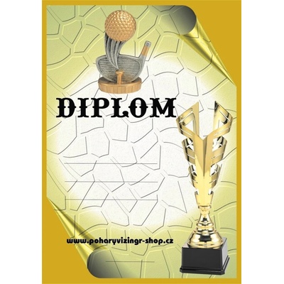VIZINGR Golf diplom A4 č.11