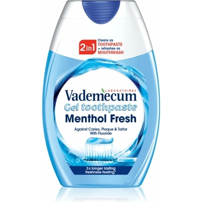 Vademecum 2 in1 Menthol Fresh a ústna voda 2v1 75 ml