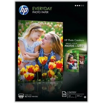 HP Хартия HP Everyday Glossy Photo Paper-25 sht/A4/210 x 297 mm (Q5451A)