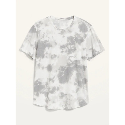 Old Navy pánské batikované tričko s krátkým rukávem šedá