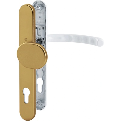Hoppe Luxemburg guľa/kľučka starobronz+biela /8mm,PZ92/dvere 72-77mm