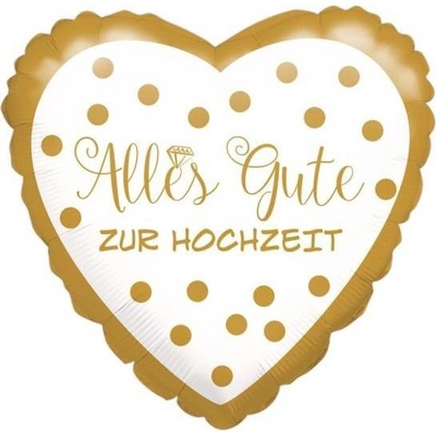 Fóliový balónek alles gute 43 cm Amscan