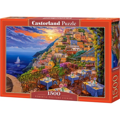 Castorland Romantic Positano Evening 1500 dílků