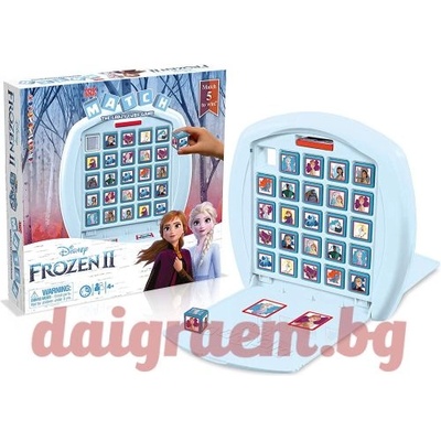 Winning Moves Настолна игра Топ Тръмпс Дуел Замръзналото кралство, Top Trumps Match Frozen (WM00067)