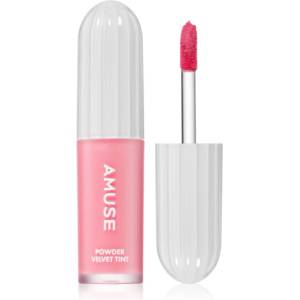 Amuse Cosmetics Powder Velvet Tint дълготрайно течно червило с матиращ ефект цвят 01 Rare Peach 3.3 гр
