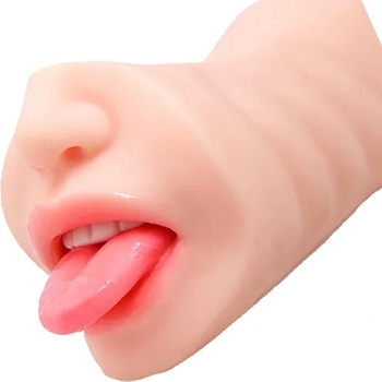 Image 1 of X Fun Мастурбатор Кибер Кожа Уста със зъби и вагина 2 в 1 "oyeah" 16 см