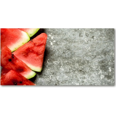 Foto obraz fotografie na skle nakrájaný melón 100x50 cm