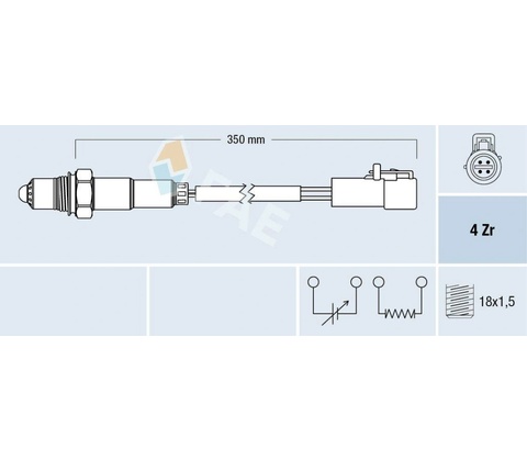 Lambda sonda FAE 77170