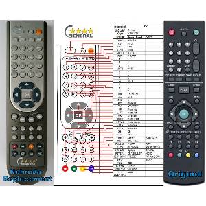 GENERAL BELSON BSV-3291 - съвместимо дистанционно управление на марката General (BSV-3291) Дистанционно