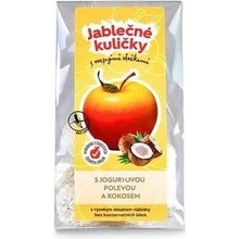 Bioprodukt JT Jablečné kuličky s jogurtovou polevou a kokosem 100 g