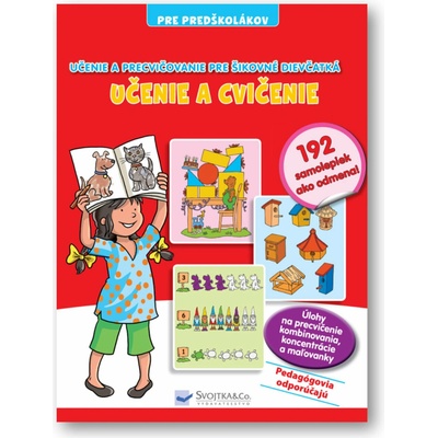 autor neuvedený Učenie a cvičenie – učenie a precvičovanie pre šikovné dievčatká KNI