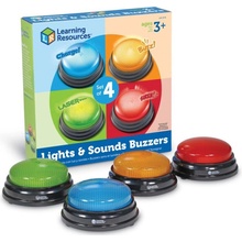 Learning Resources – Zvuková a světelná tlačítka (Lights and Sounds Buzzers) Learning Resources
