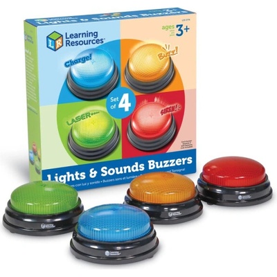 Learning Resources – Zvuková a světelná tlačítka (Lights and Sounds Buzzers) Learning Resources