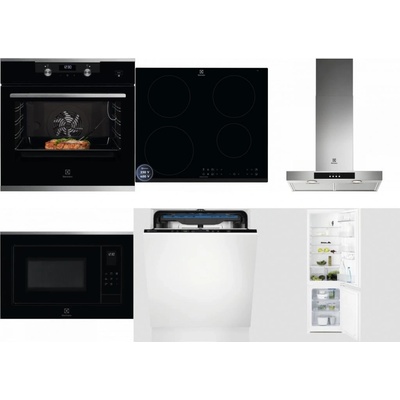 Set Electrolux KODEC75X2 + LIR60433B + LFT426X + LMS4253TMX + EES48200L + LNT3LF18S